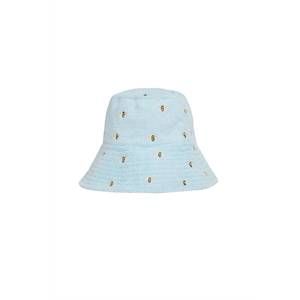 NEW JOCELYN women's bali bumblebee bucket hat in blue/white
